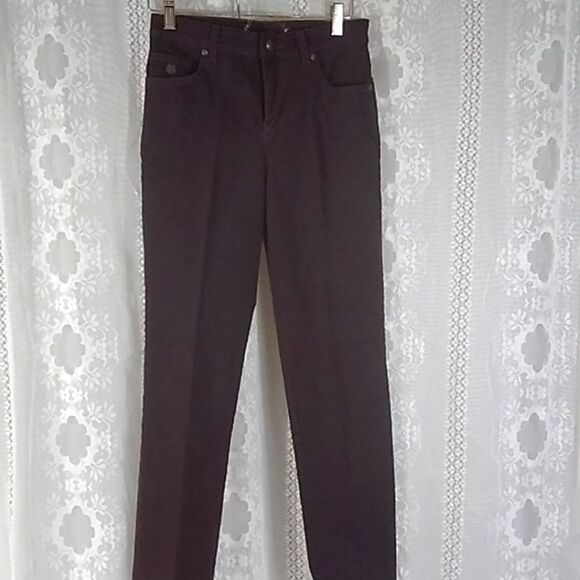 Gloria Vanderbilt Petite Size 4 Women's Brown Jeans Vintage - Picture 3 of 11